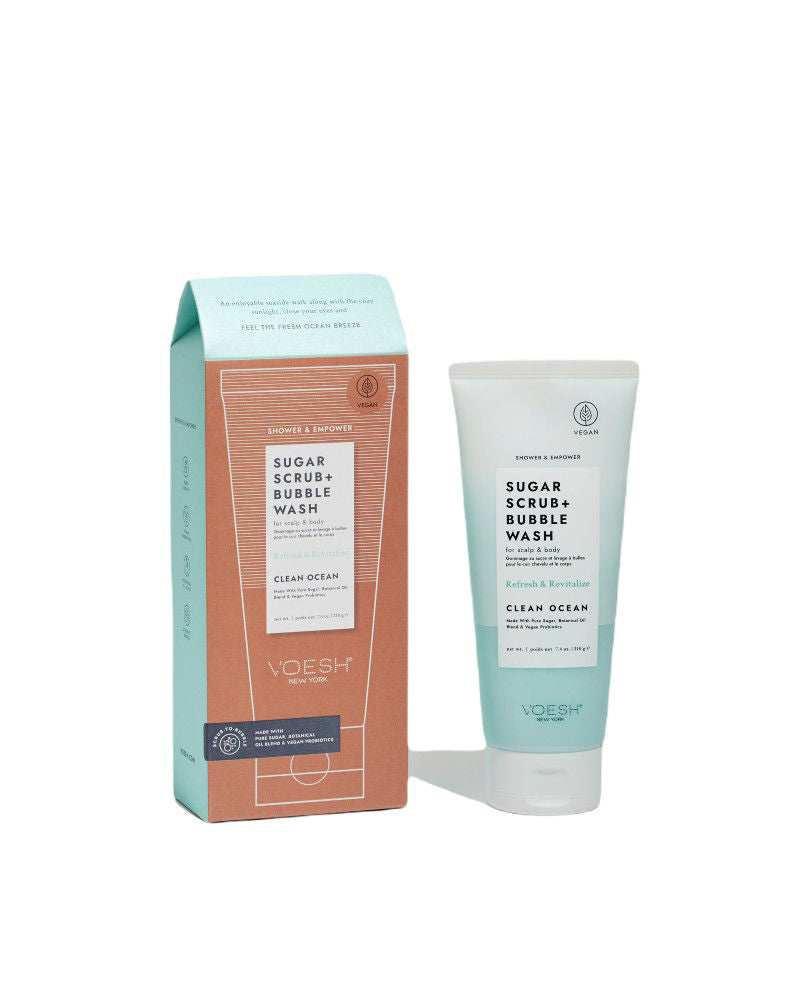 Voesh Scalp & Body Sugar Scrub - Clean Ocean