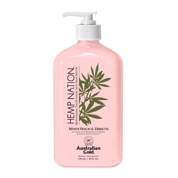 AUSTRALIAN GOLD - Hemp Nation White Peach & Hibiscus 535ml