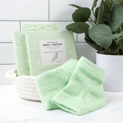 Voesh - Moisturizing Heel Socks - Mint