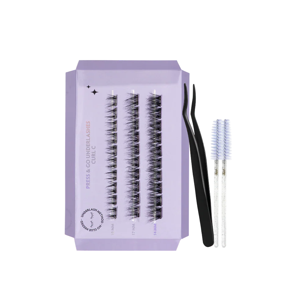 G Beauty Lashes - Press & Go Underlashes - Date KIT