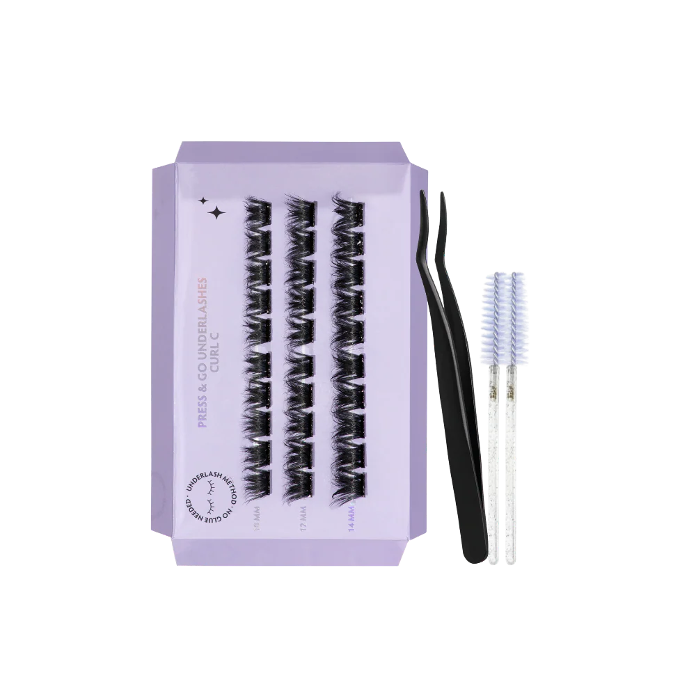 G Beauty Lashes - Press & Go Underlashes - Glam KIT