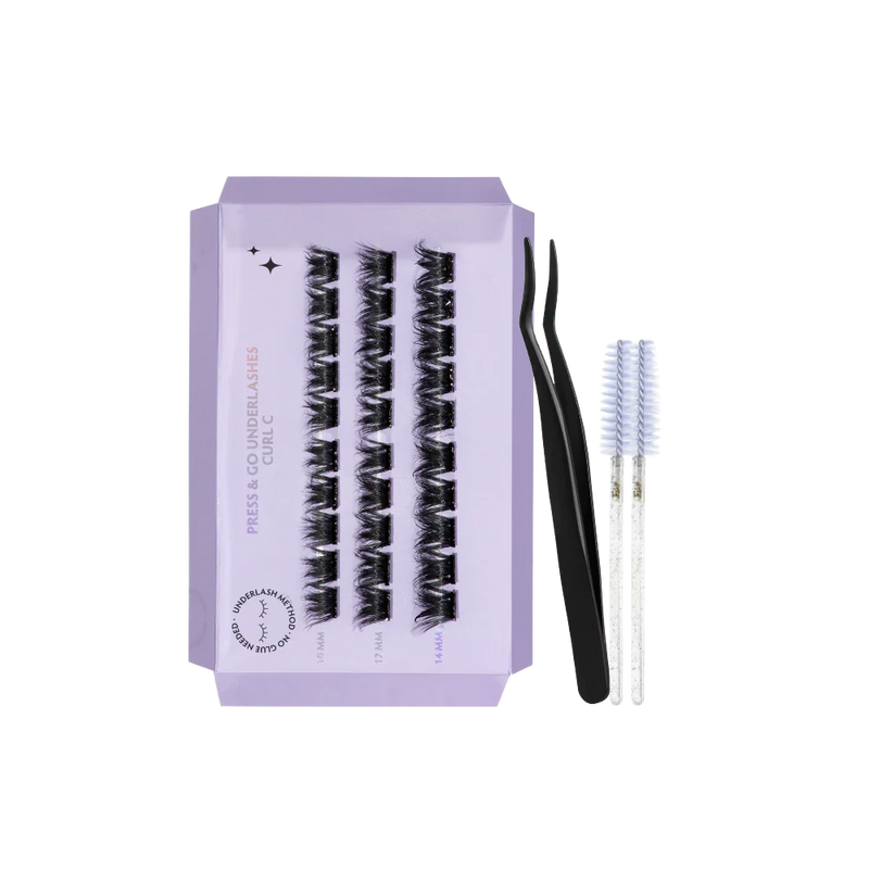 G Beauty Lashes - Press & Go Underlashes - Glam KIT