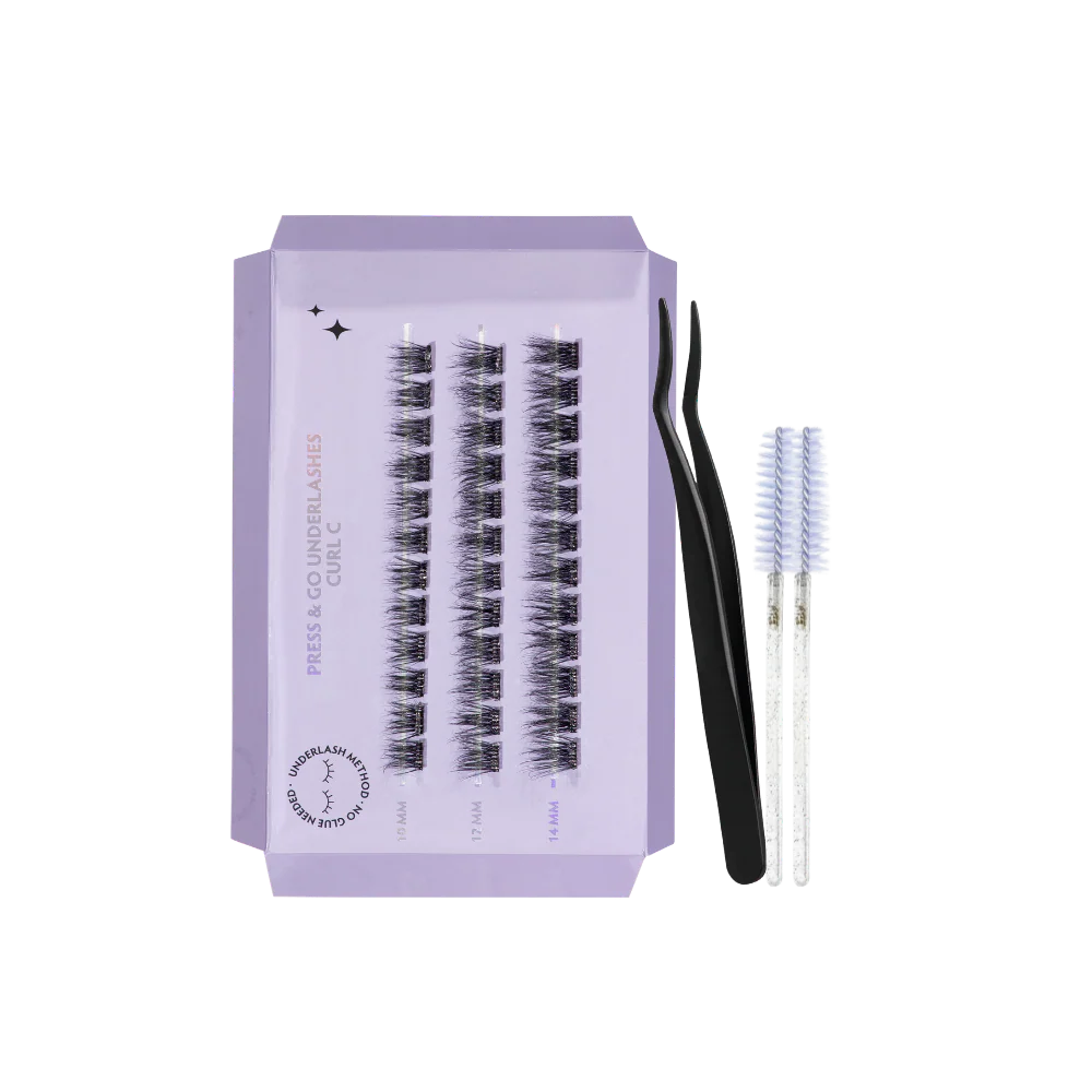 G Beauty Lashes - Press & Go Underlashes - Lust KIT