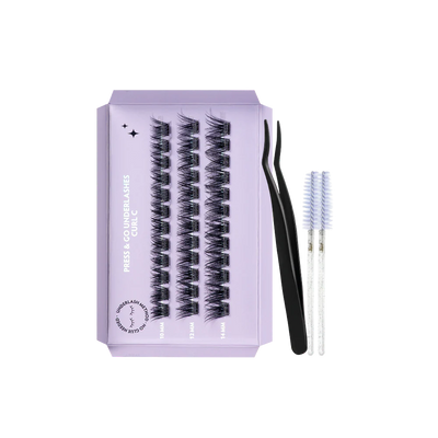 G Beauty Lashes - Press & Go Underlashes - Rave KIT