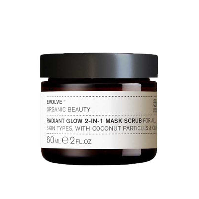 Evolve Radiant Glow 2-in-1 Mask Scrub, 60 ml