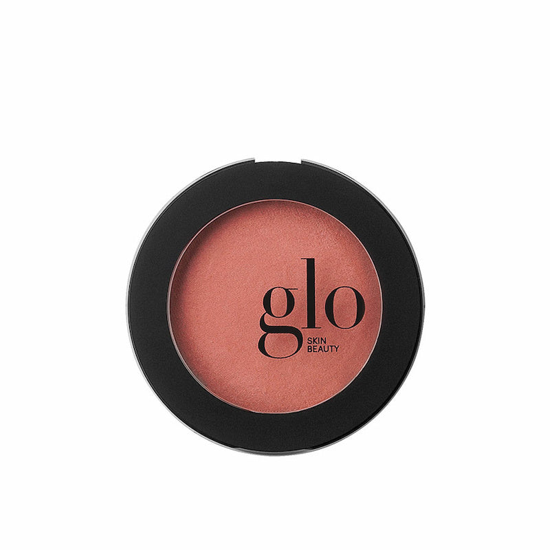 Sort dåse med gennemsigtig cover og rige farver. Glo Blush - Spice Berry