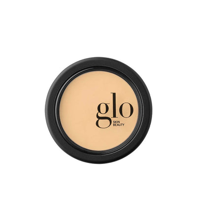 Sort dåse med gennemsigtig cover og rige farver. Glo Oil Free Camoflage - Golden