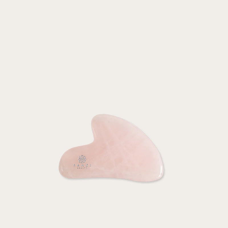 Sanzi Beauty GUA SHA ROSE QUARTZ ROUND