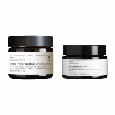 Evolve Intense Hydrating Mask, 60 ml + Daily Renew Facial Cream, 30 ml