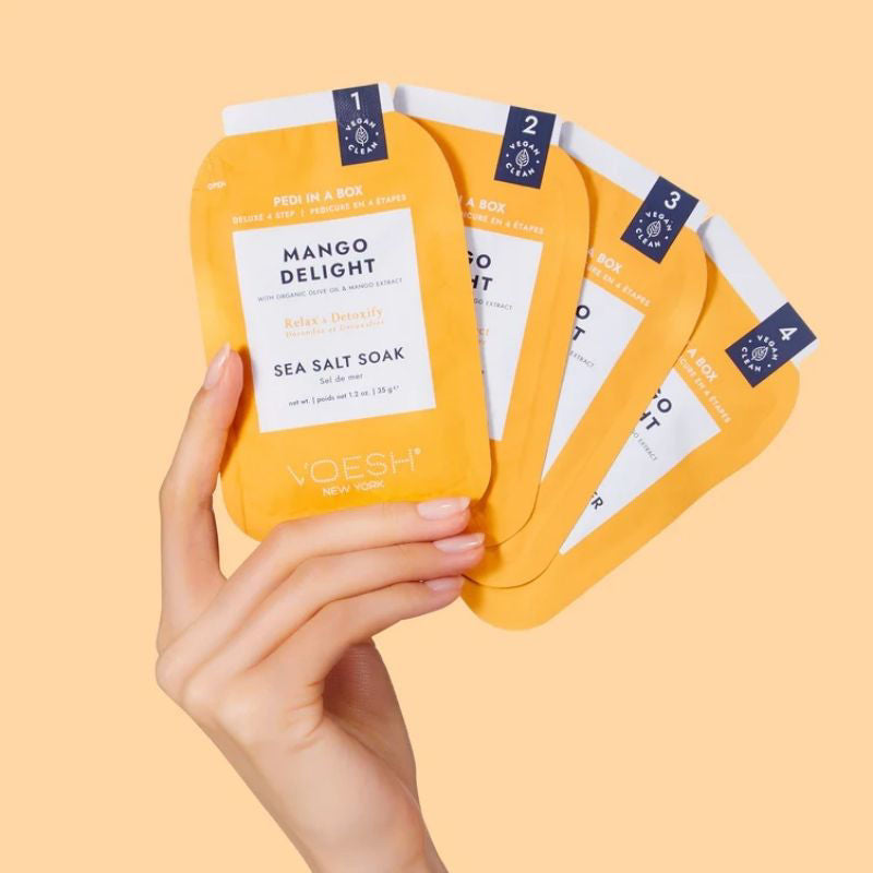 Voesh Pedi in a Box deluxe - Mango Delight