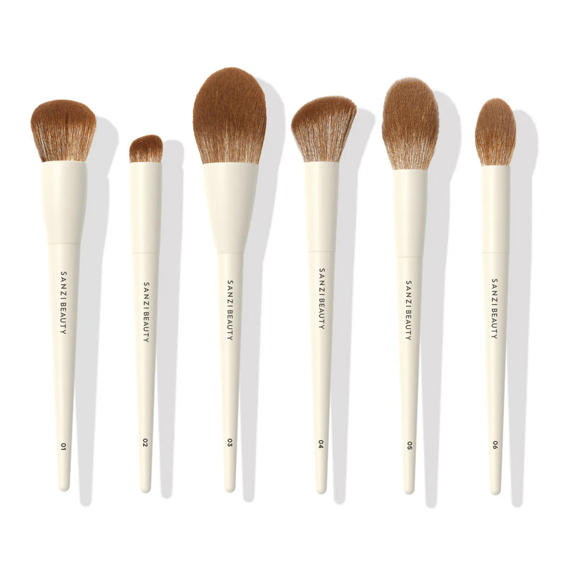 Sanzi Beauty Komplet pensel sæt (6stk)
