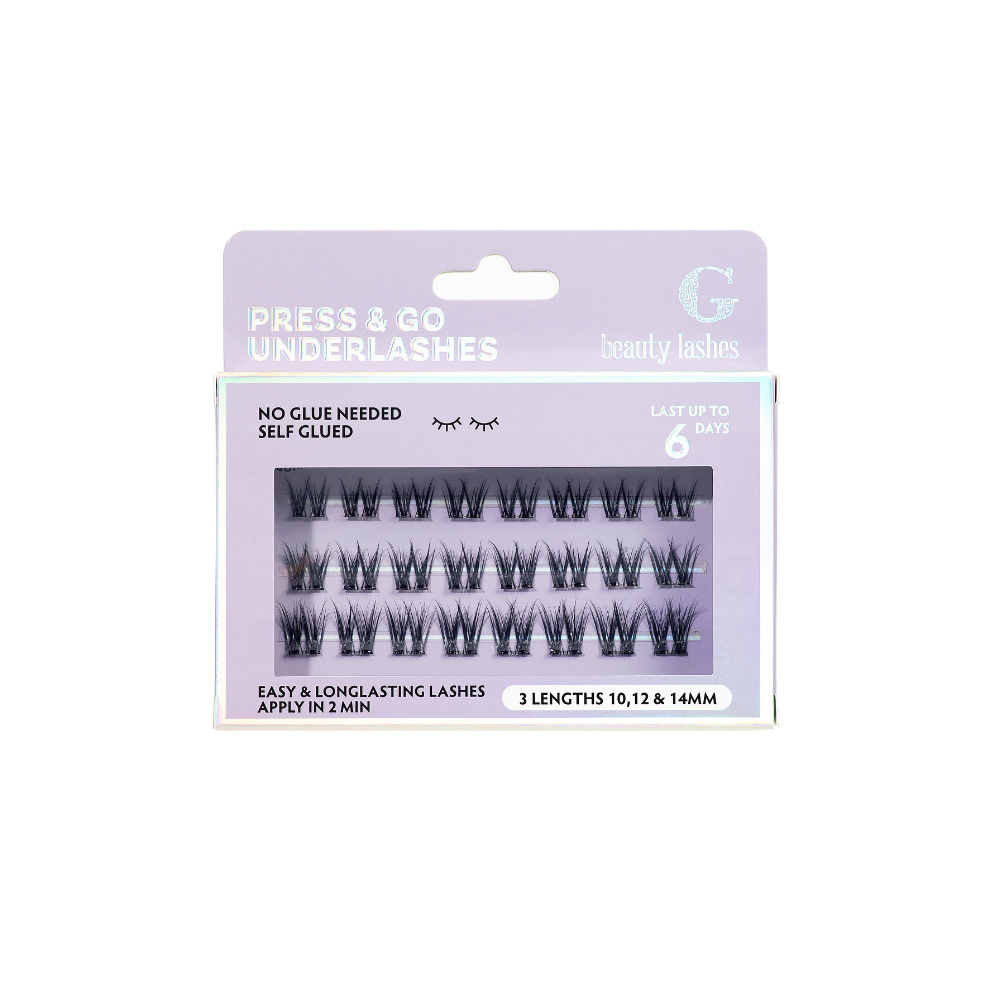 G Beauty Lashes - Press & Go Underlashes - Flirty