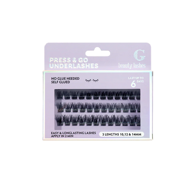 G Beauty Lashes - Press & Go Underlashes - Rave