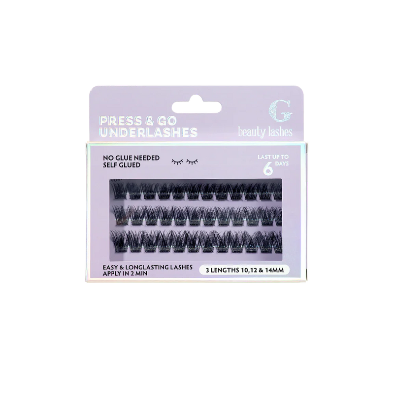 G Beauty Lashes - Press & Go Underlashes - Rave