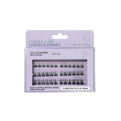 G Beauty Lashes - Press & Go Underlashes - Crush