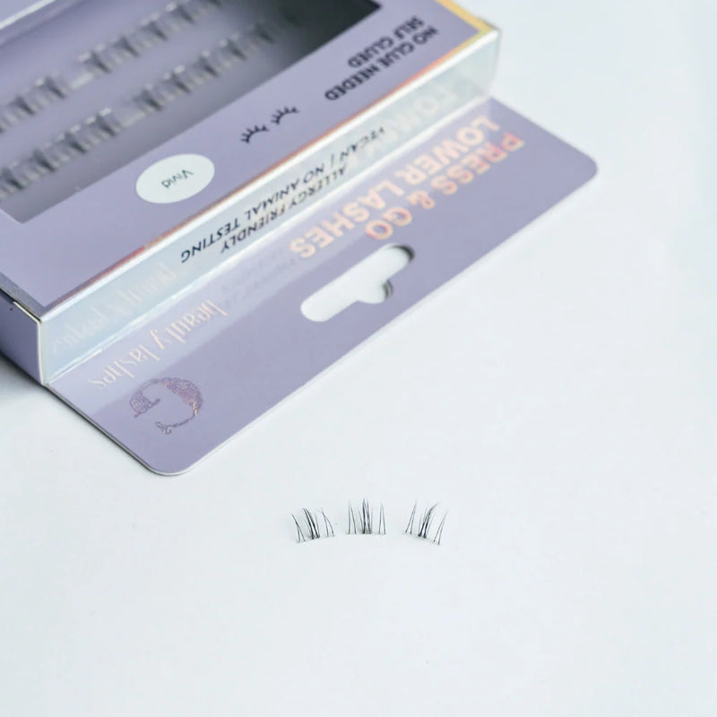 G Beauty Lashes - Press & Go Lower Lashes - Vivid