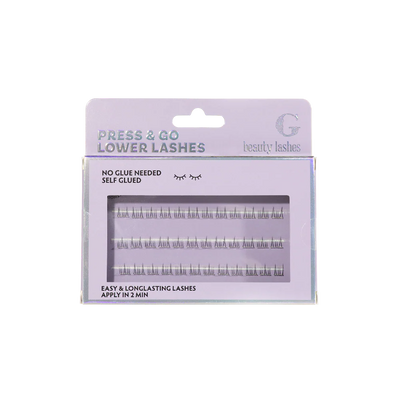 G Beauty Lashes - Press & Go Lower Lashes - Natural
