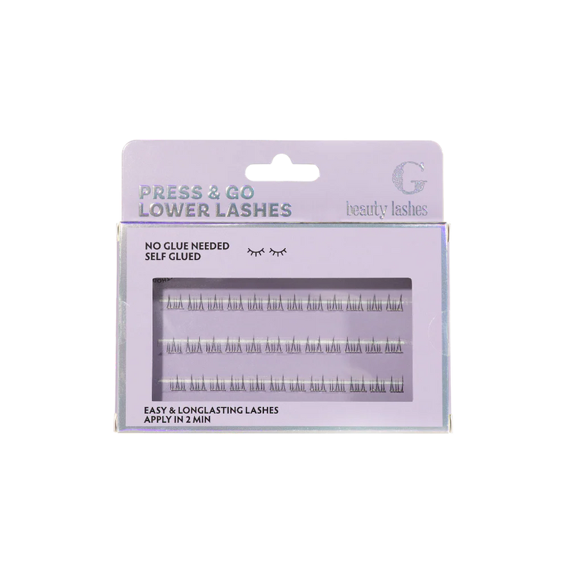 G Beauty Lashes - Press & Go Lower Lashes - Natural