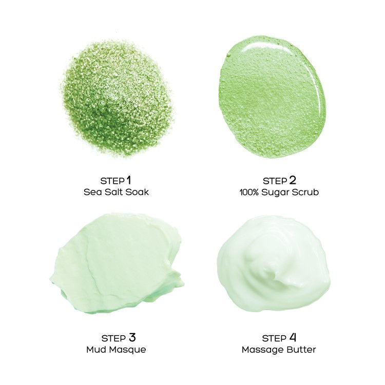 Voesh Pedi in a Box deluxe, 4 step. Cucumber Fresh