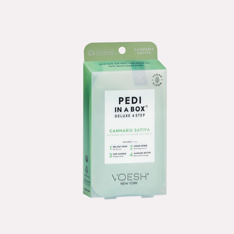 Voesh Pedi in a Box deluxe, 4 step. Hemp Relaxe