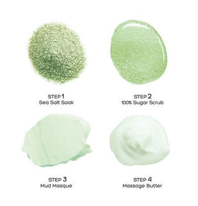Voesh Pedi in a Box deluxe, 4 step. Hemp Relaxe