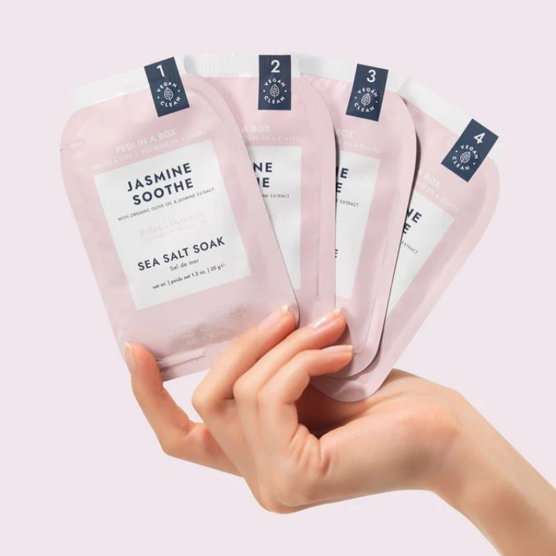 Voesh Pedi in a Box deluxe, 4 step. Jasmin Soothe