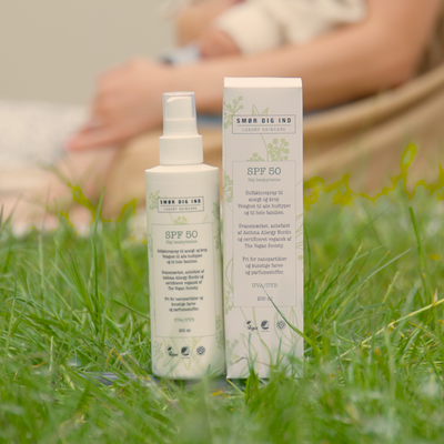 Smør Dig Ind Solfaktorspray SPF 50, Svanemærket & allergivenlig - 200ml