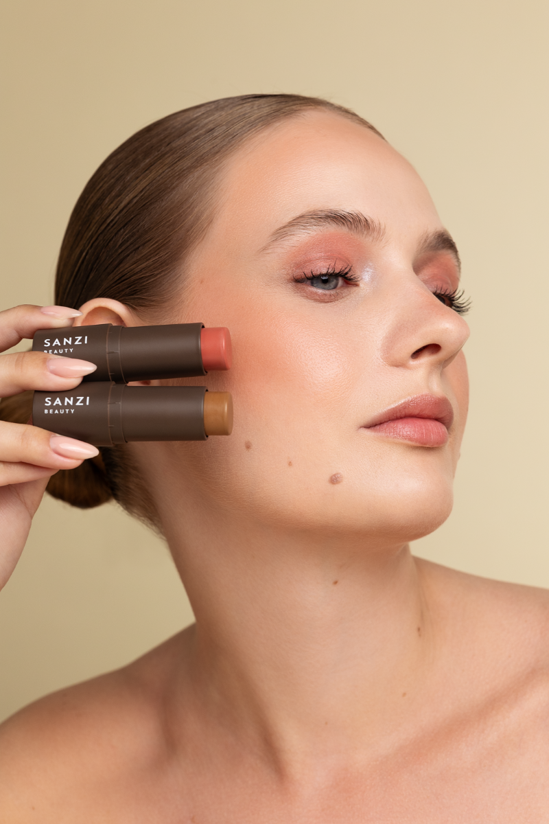 Sanzi Beauty Multi Stick Blush - CORAL