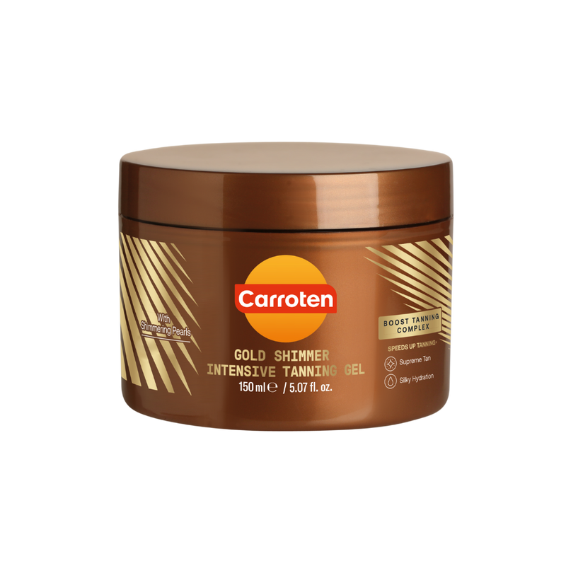 Carroten Gold Shimmer Tanning Gel - 150 ml