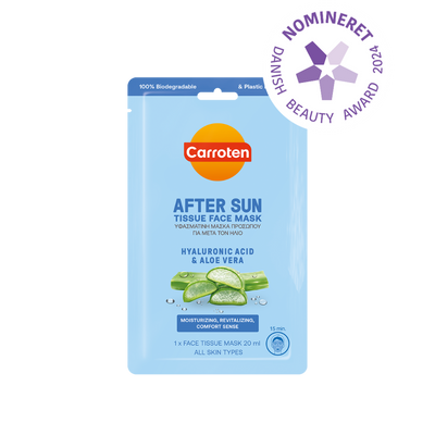 Carroten After sun Tissue Face Mask - 20 ml