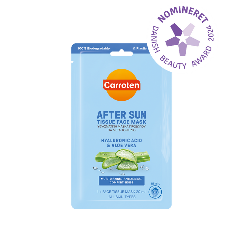 Carroten After sun Tissue Face Mask - 20 ml