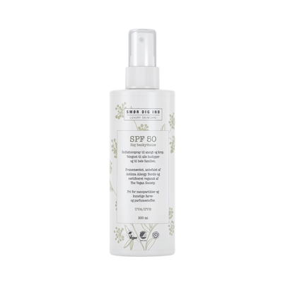 Smør Dig Ind Solfaktorspray SPF 50, Svanemærket & allergivenlig - 200ml