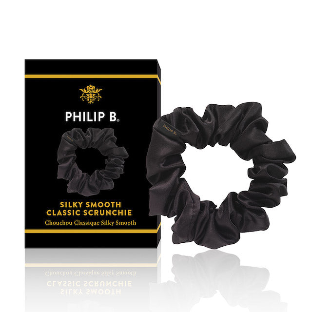 Philip B. Classic Black Scrunchie