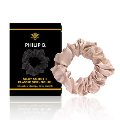 Philip B. Classic Champagne Scrunchie