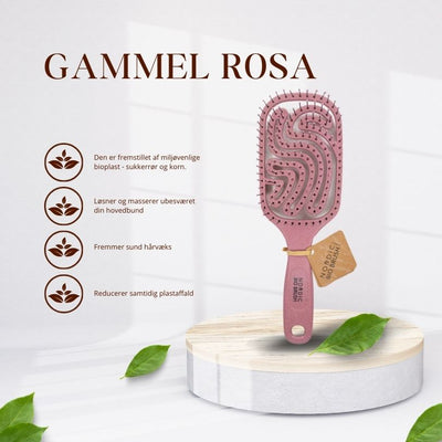 Nordic Bio Brush - Paddel Gammel Rosa 100% genanvendelig
