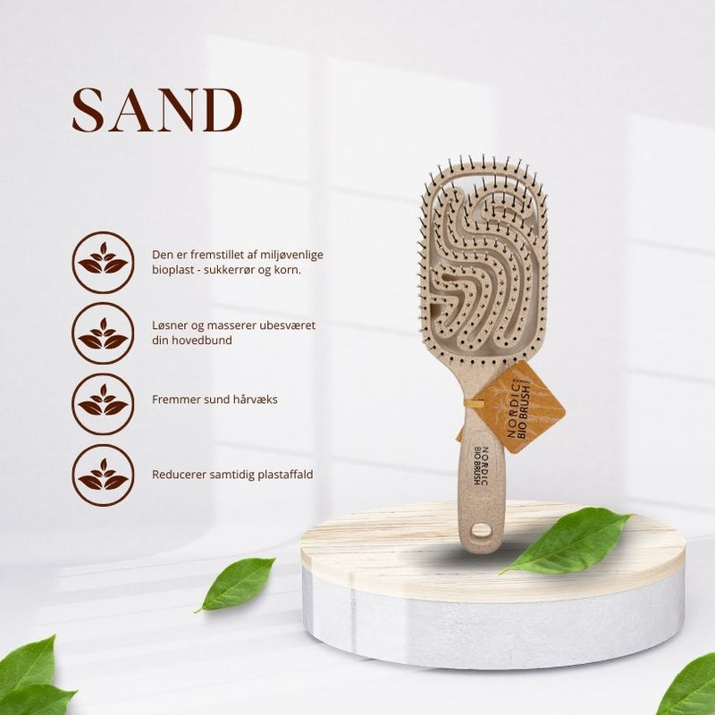 Nordic Bio Brush - Paddel Sand 100% genanvendelig