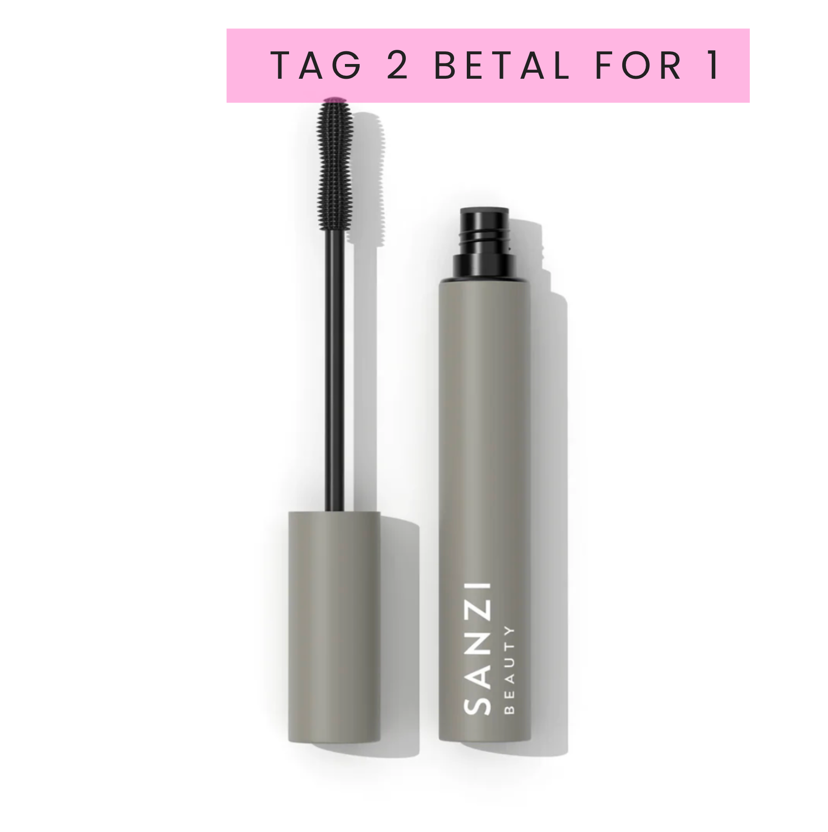 Sanzi Beauty Mascara Volume Curl - With eye lash serum SORT - 6ml