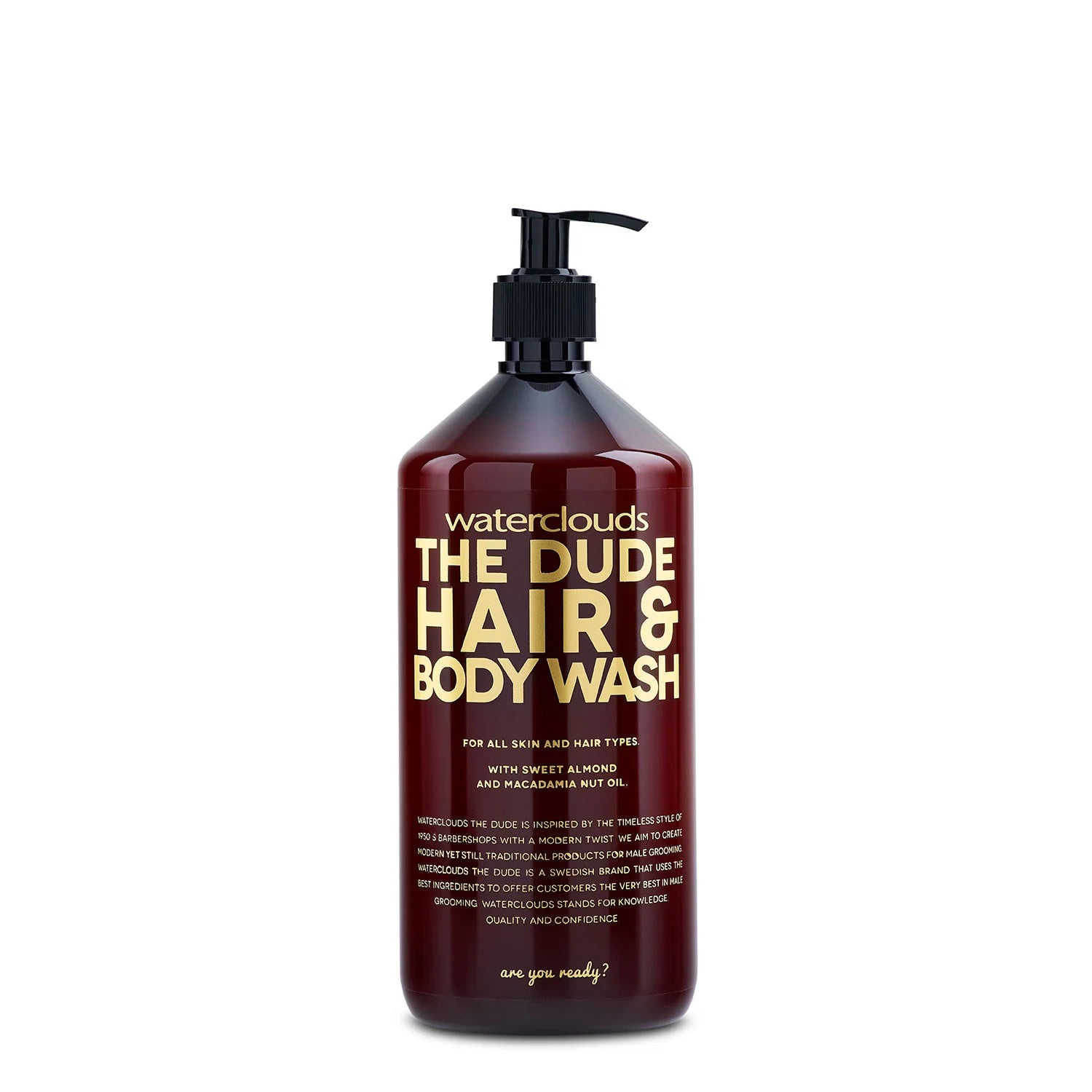 Waterclouds The Dude Hair & Body wash - 1000ml