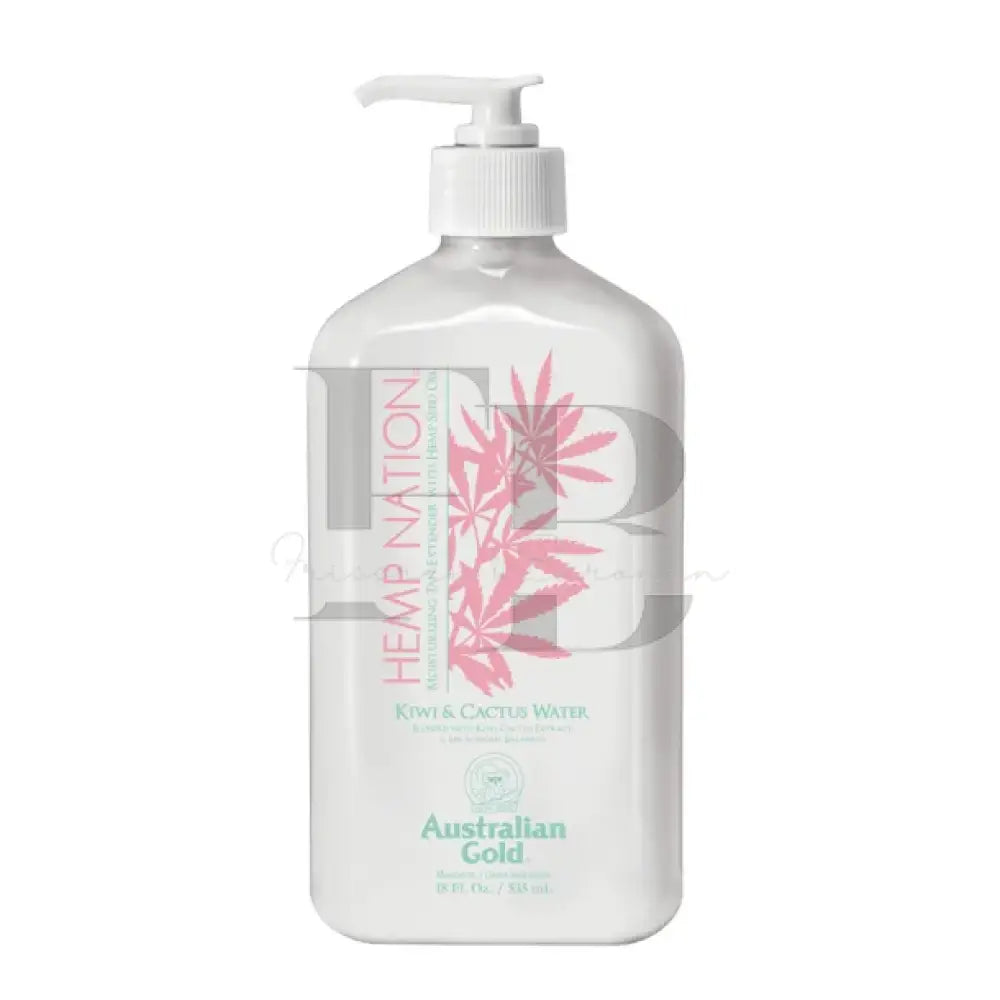 AUSTRALIAN GOLD - Hemp Nation Kiwi & Cactus Water, 535 ml.