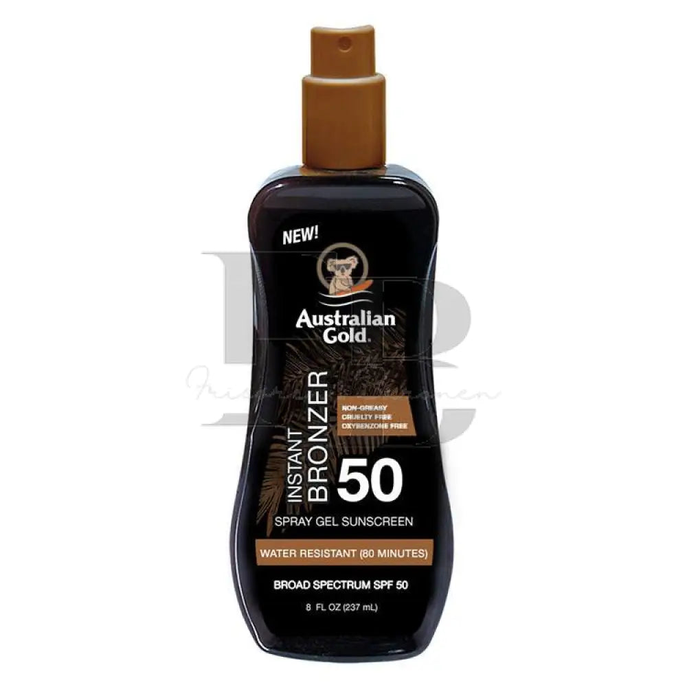 Australian Gold -  Solcreme lotion spray, SPF 50 m/Bronzer 237ml