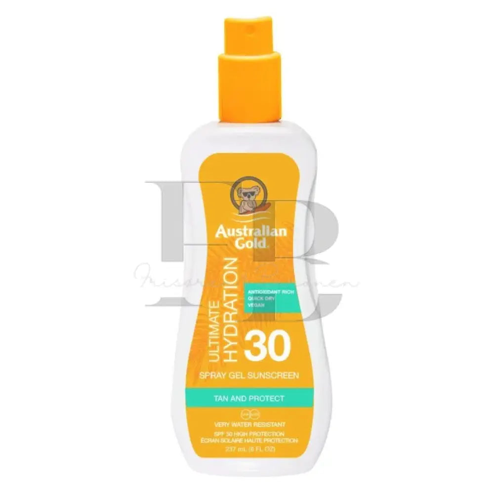 Australian Gold - Ultimate Hydration lotion med spray, faktor 30