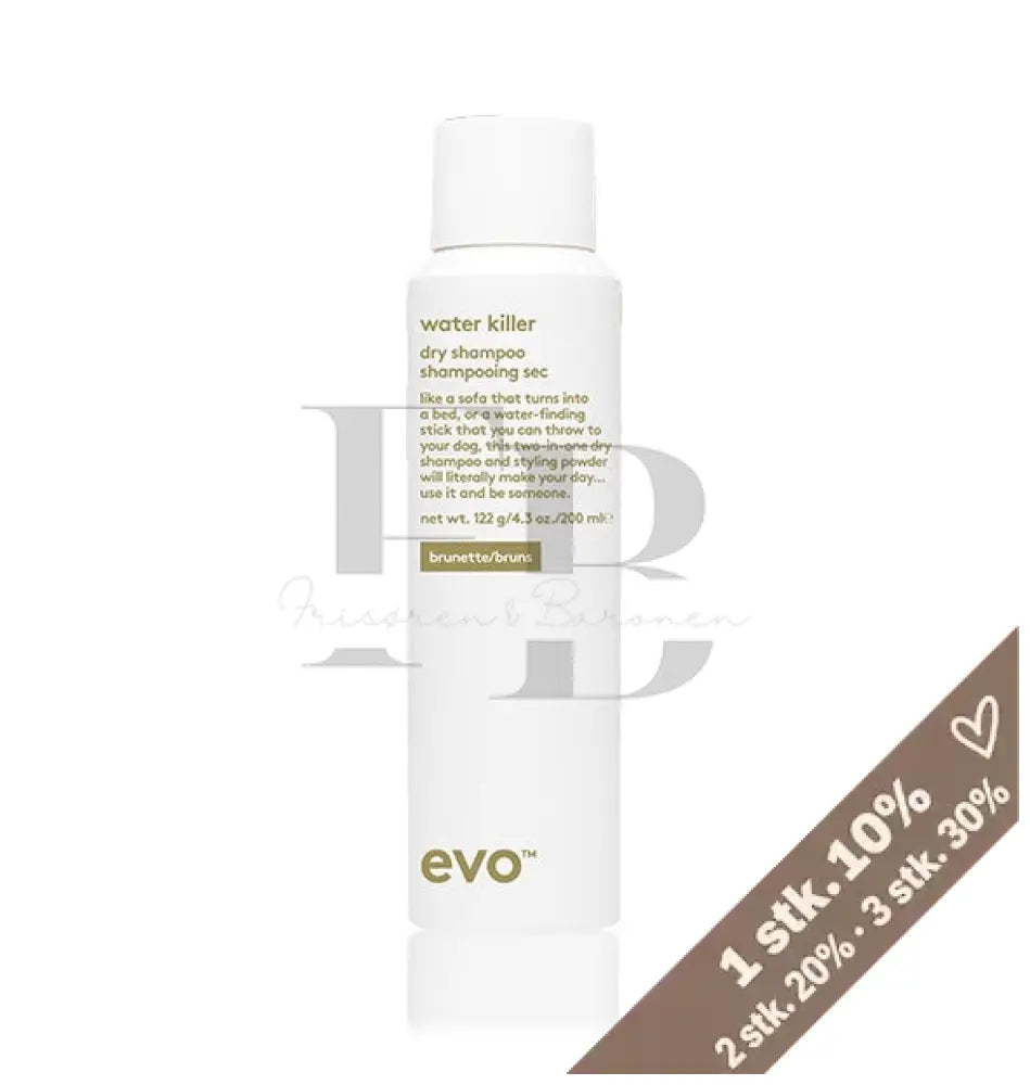 Evo Water Killer Dry Shampoo Brown - 200ml