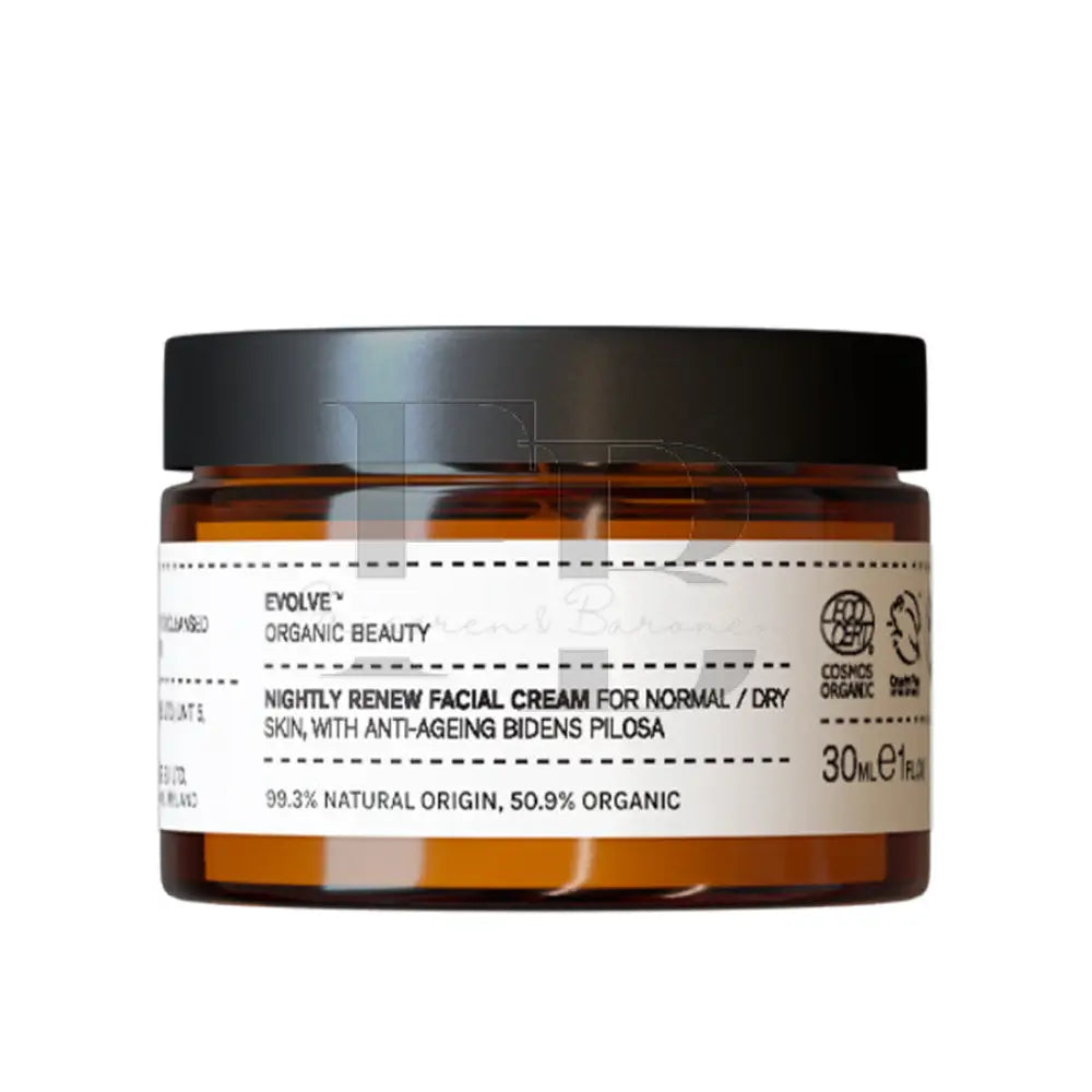 Evolve Nightly Renew Facial Cream - 30ml