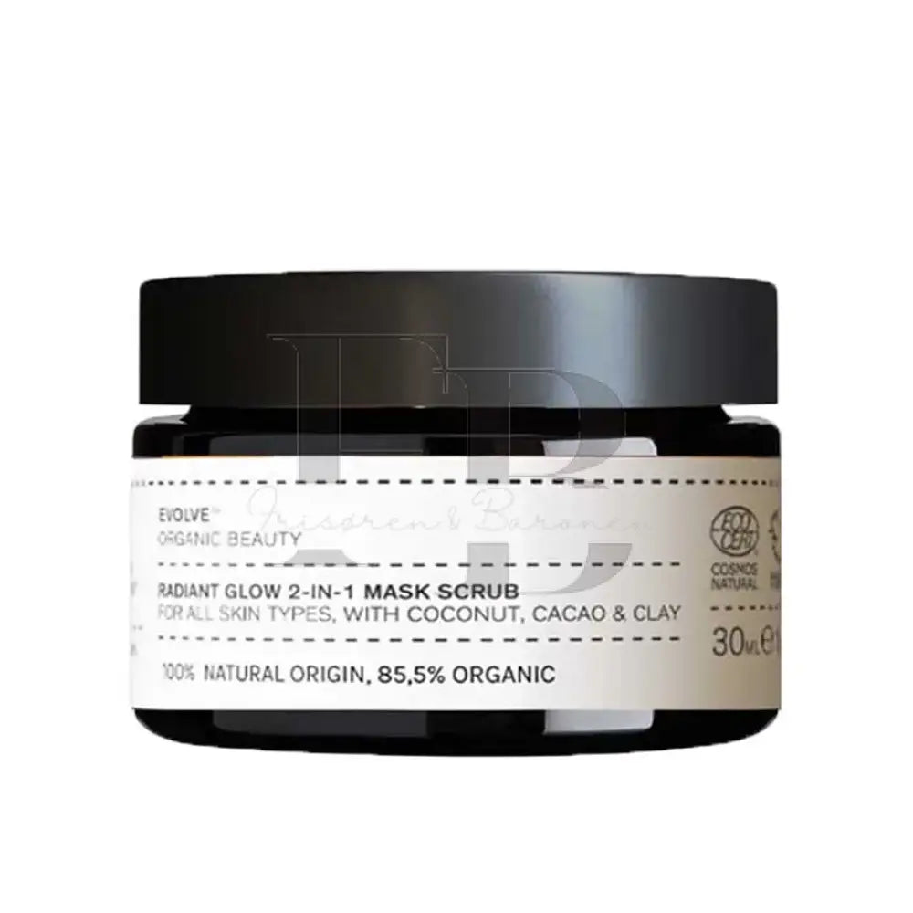 Evolve Radiant Glow 2-in-1 Mask Scrub - 30ml