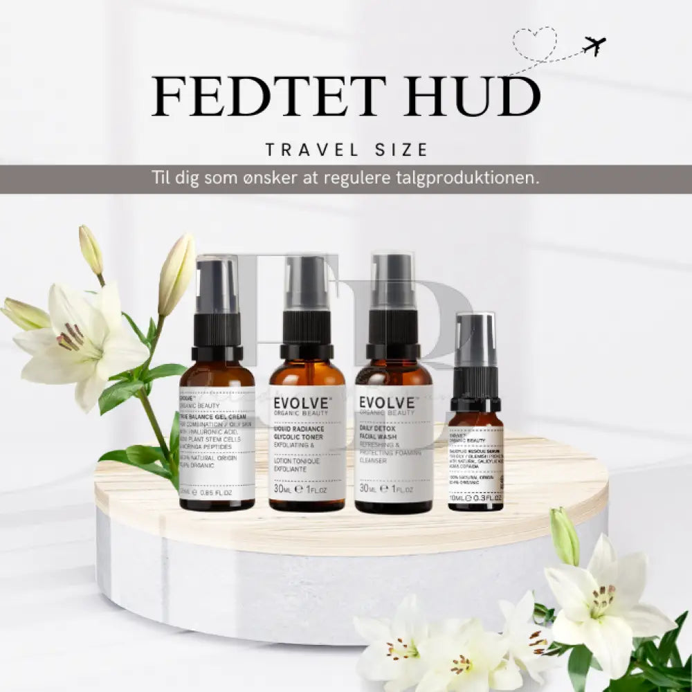 Evolve Travel Pakke - Fedtet Hud