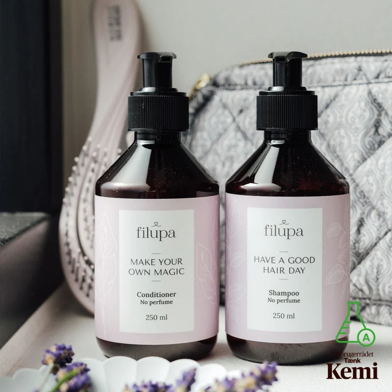 Filupa Shampoo & Conditioner sæt 2x250ml UDEN PARFUME