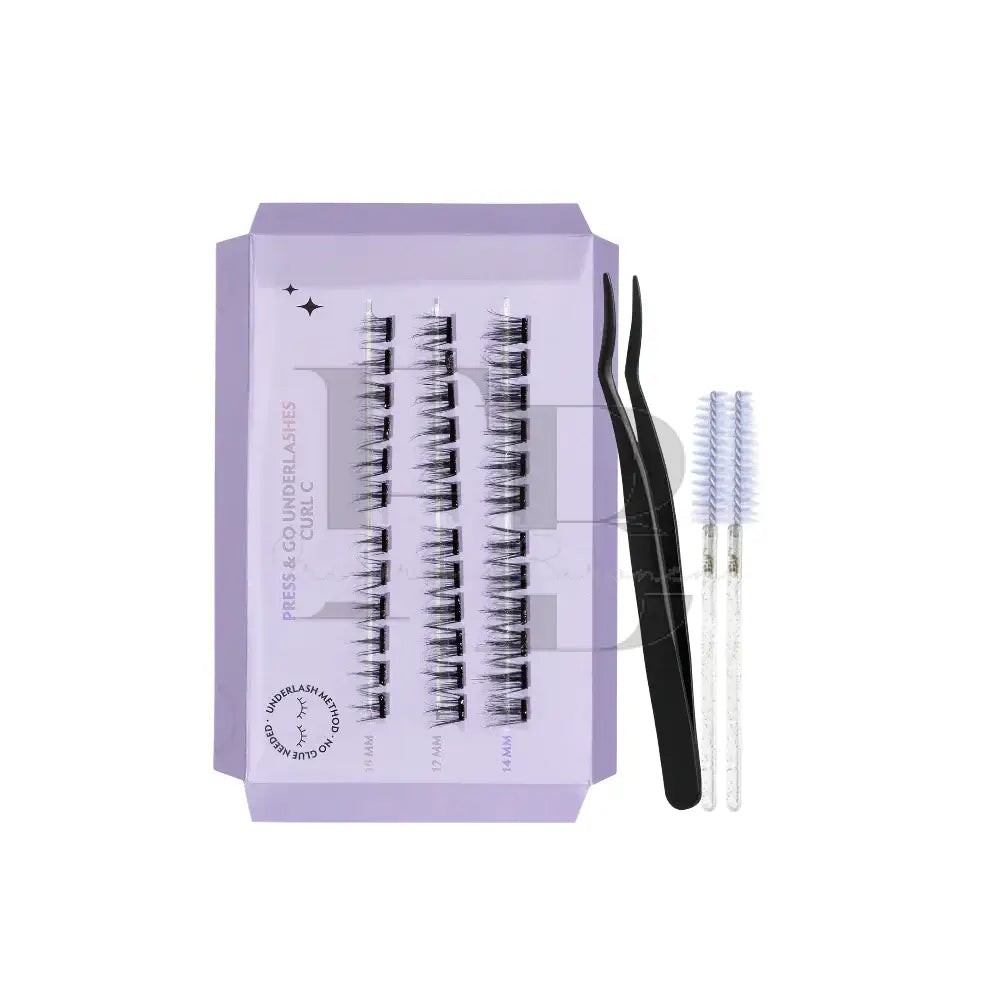 G Beauty Lashes - Press & Go Underlashes - Crush KIT