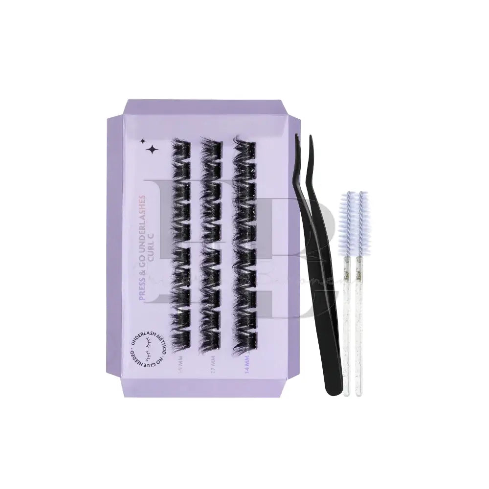 G Beauty Lashes - Press & Go Underlashes - Glam KIT