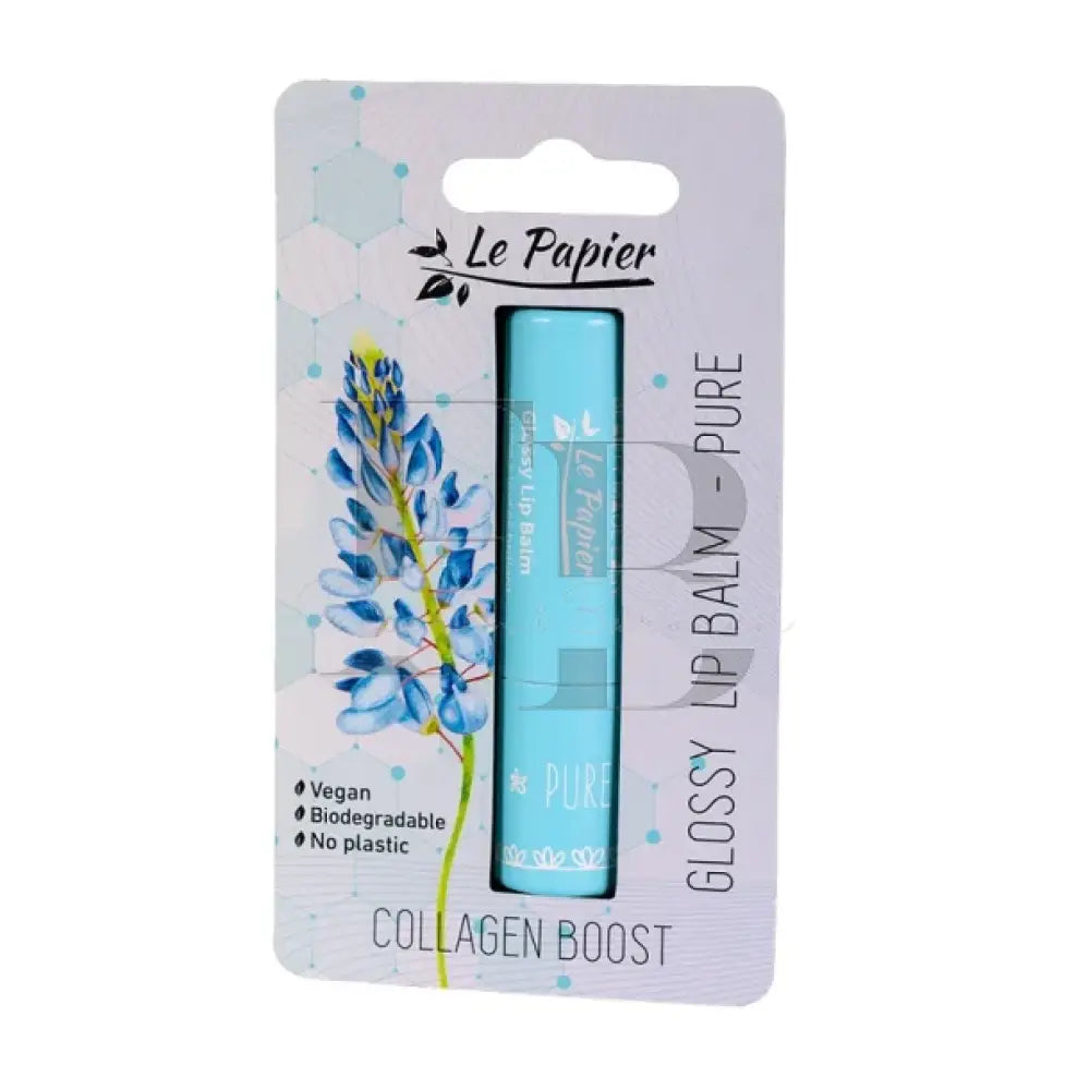 LE PAPIER - COLLAGEN BOOST - GLOSSY LIP BALM - PURE