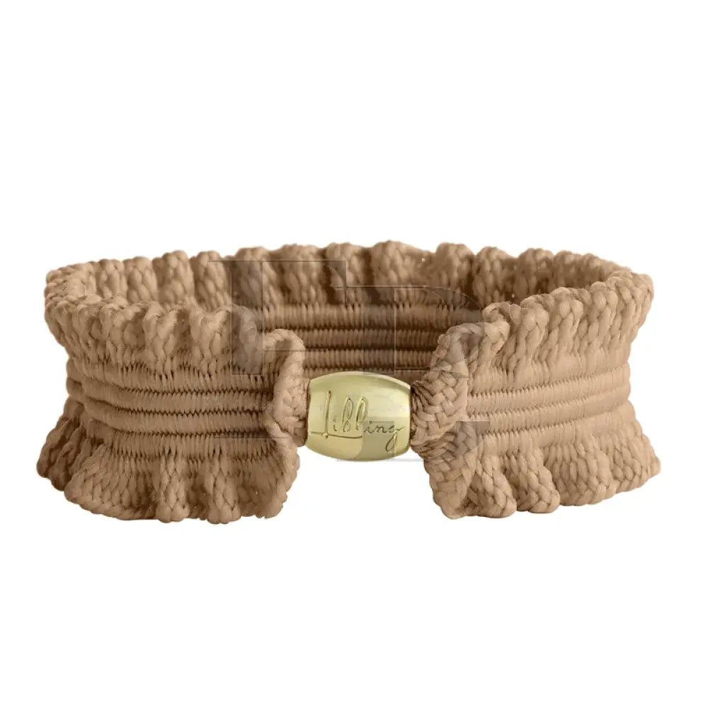 Libling Original Hårelastik Walnut  - GULD